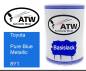 Preview: Toyota, Pure Blue Metallic, 8Y1: 500ml Lackdose, von ATW Autoteile West.